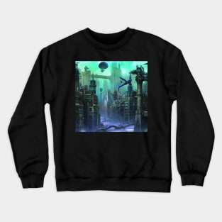Steampunk City t-shirt Crewneck Sweatshirt